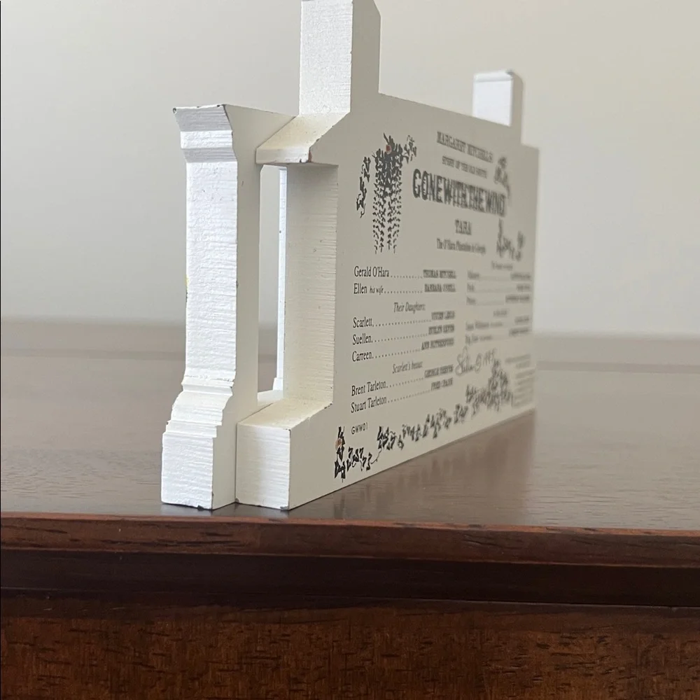 Gone with the Wind Decorative wooden collectors item - Picture 3 of 3